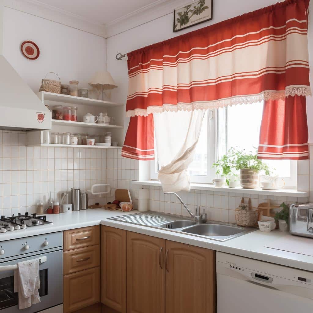 Cortina Cozinha: 5 Modelos para Adicionar Charme e Funcionalidade 2 cortina cozinha