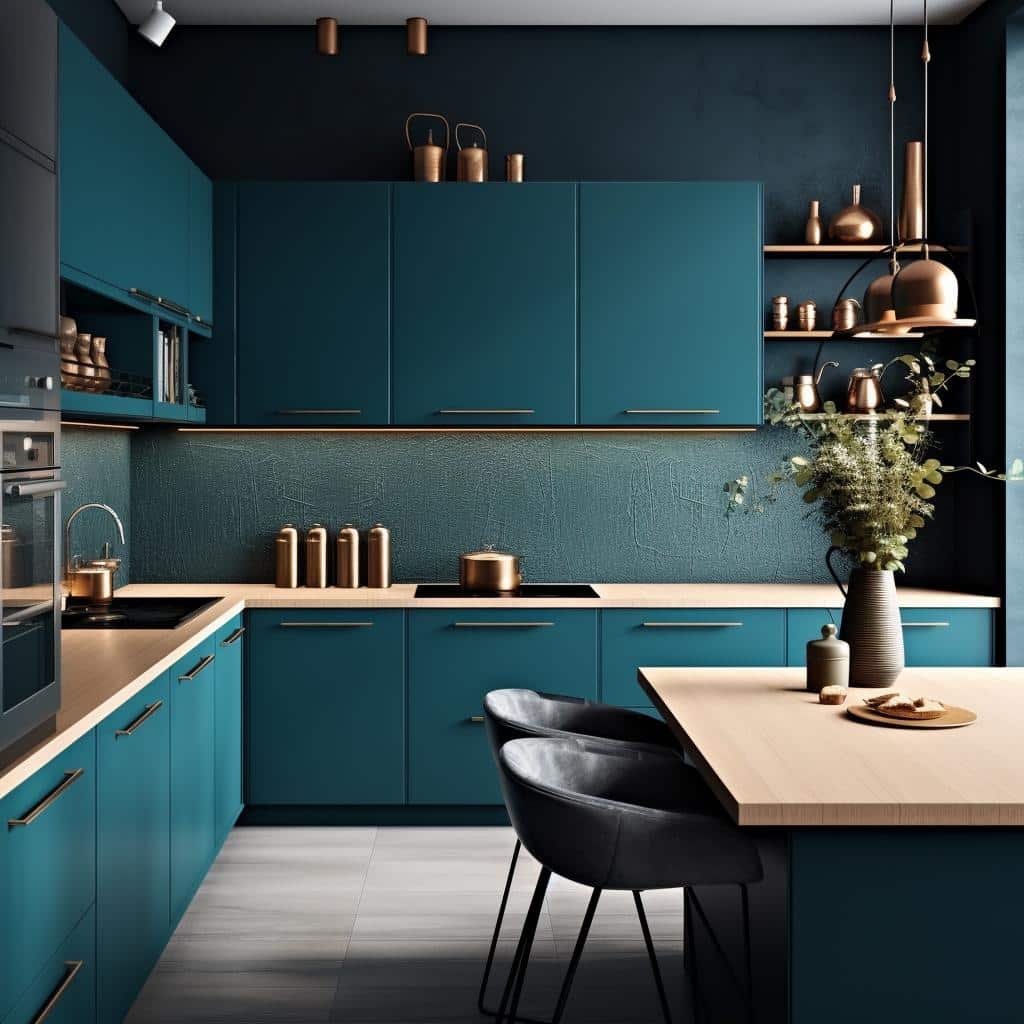 Cozinha Azul Petróleo: 5 Dicas Para Um Espaço Vibrante E Contemporâneo
