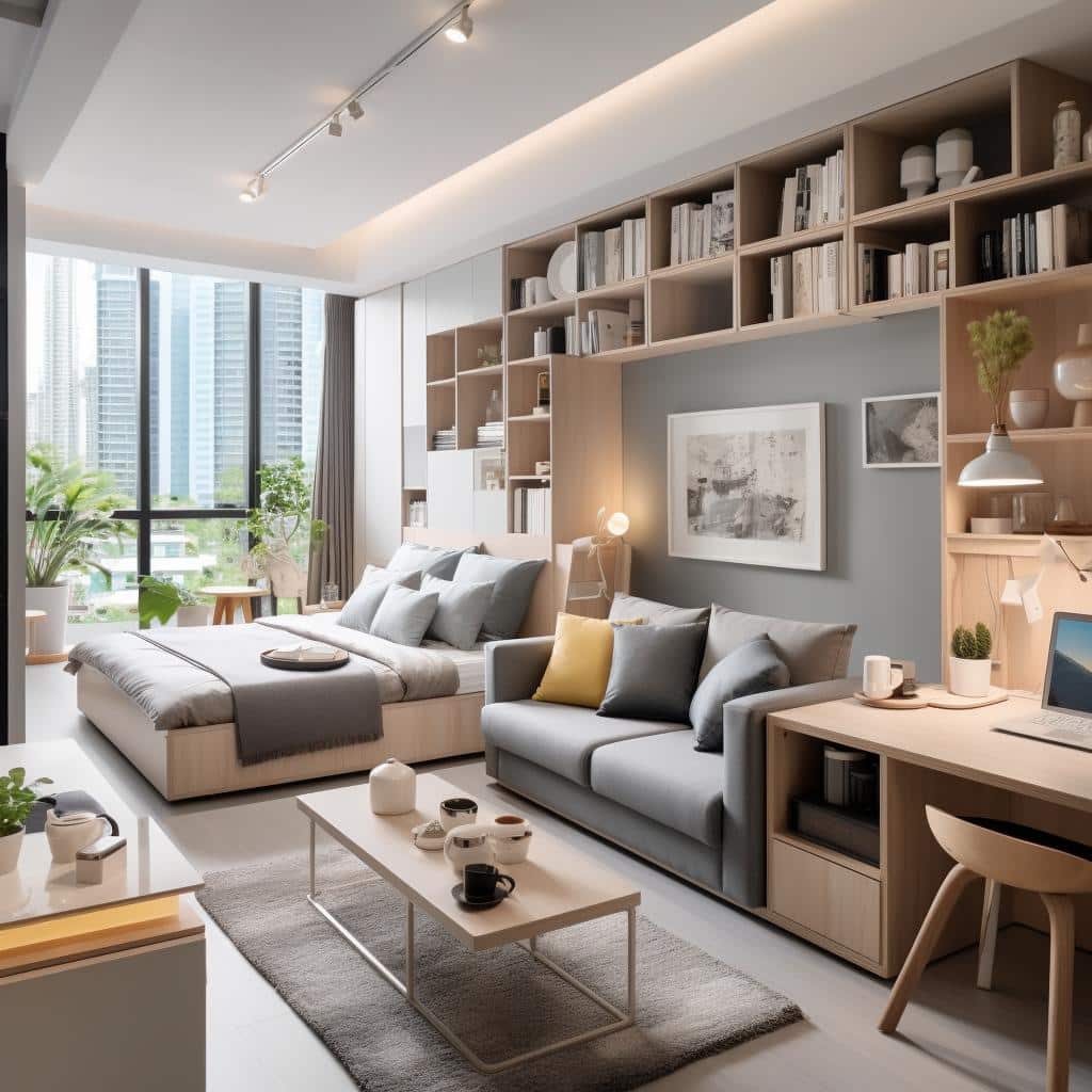 Decoração De Kitnet: 5 Sugestões Para Otimizar Espaços Pequenos Com Estilo. 2 decoração de kitnet