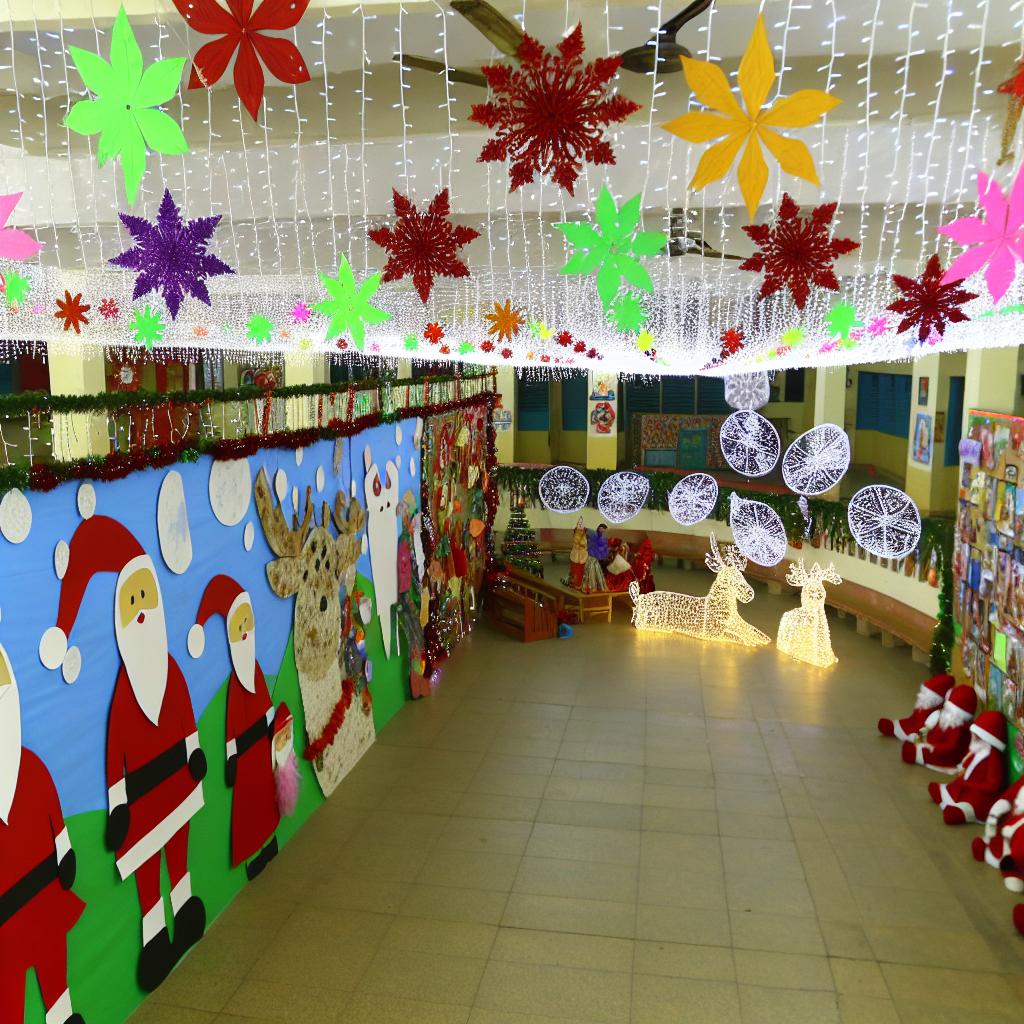 Decoração de Natal para Escola: Transforme seu Ambiente com Ideias Inovadoras e Surpreendentes. 1 decoração de natal para escola