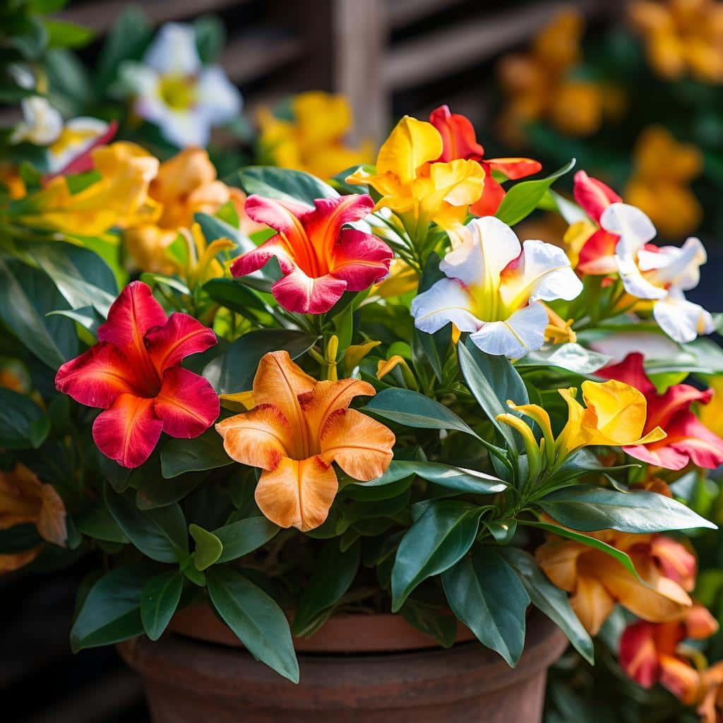 Dipladênia: Como Cultivar e Encantar Com Suas Flores Vibrantes 3 dipladenia