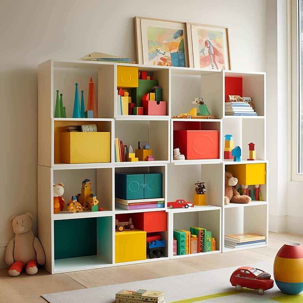 Estante para Brinquedos: 5 Sugestões para Organizar e Decorar o Quarto das Crianças 3 estante para brinquedos