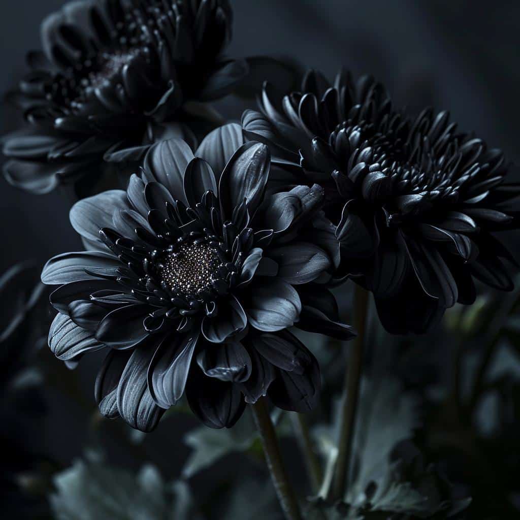 flores negras