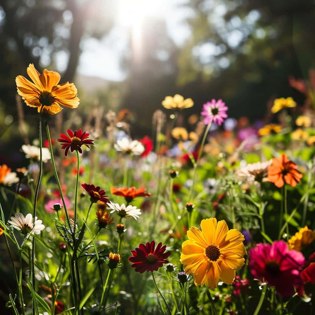 flores que gostam de sol