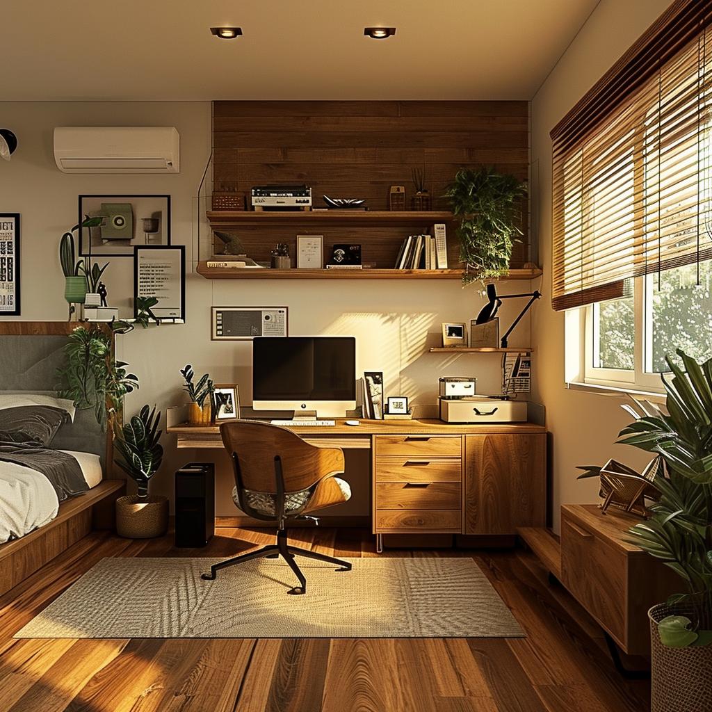 Home Office No Quarto De Casal: 5 Ideias Para Trabalhar Com Conforto. 4 home office no quarto de casal