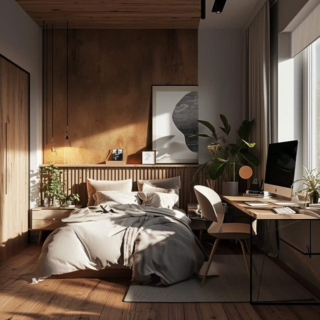 Home Office No Quarto De Casal: 5 Ideias Para Trabalhar Com Conforto. 3 home office no quarto de casal