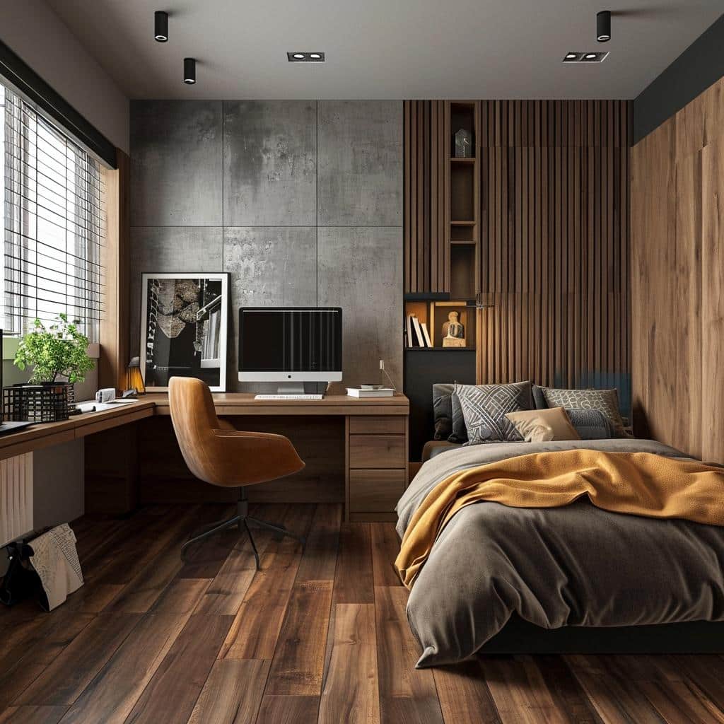 Home Office No Quarto De Casal: 5 Ideias Para Trabalhar Com Conforto. 1 home office no quarto de casal