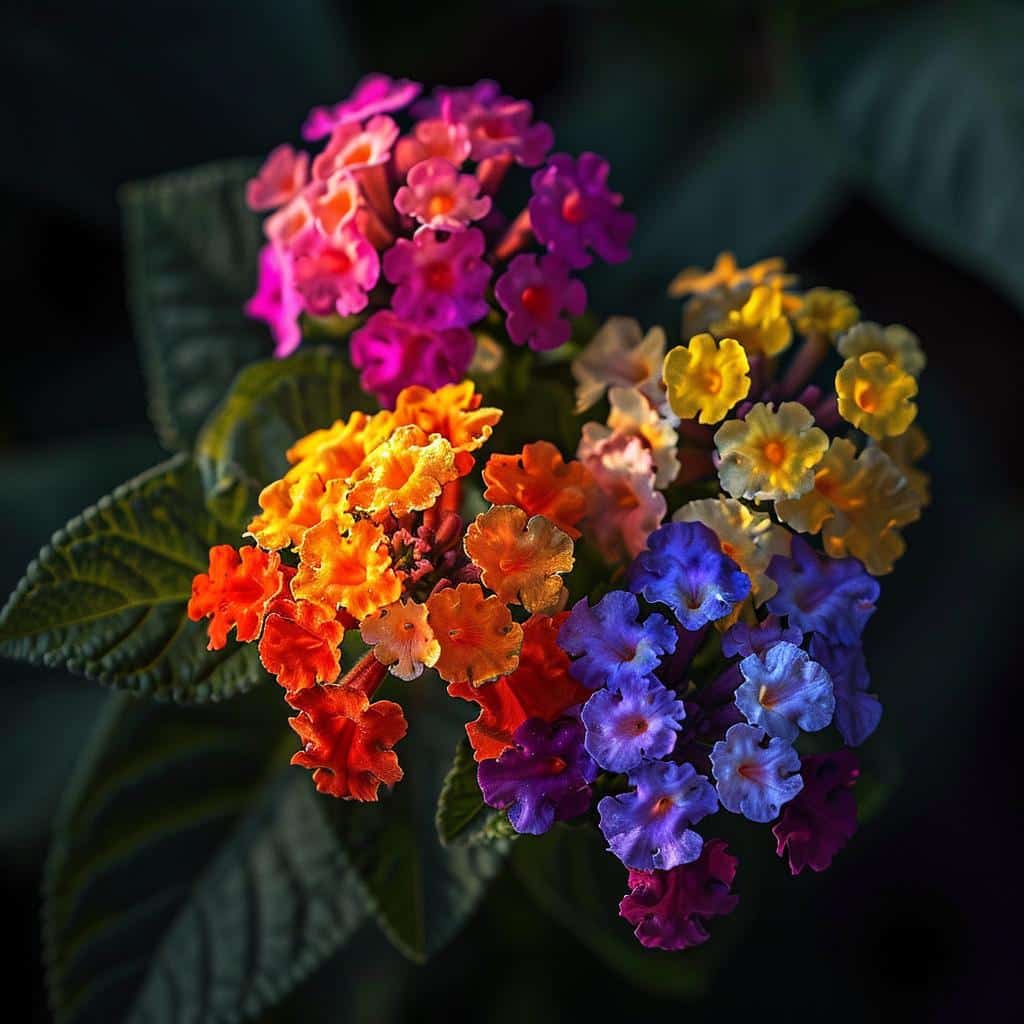 lantana a flor que muda de cor