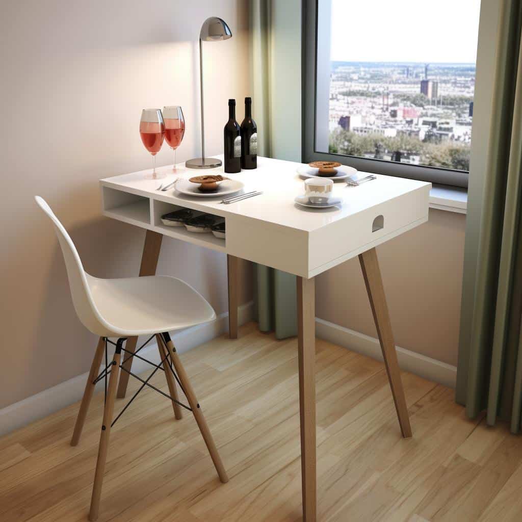 Mesa para Apartamento Pequeno: 5 Dicas de Otimização e Design. 4 mesa para apartamento pequeno