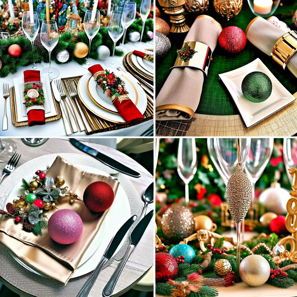 mesas de natal decoradas