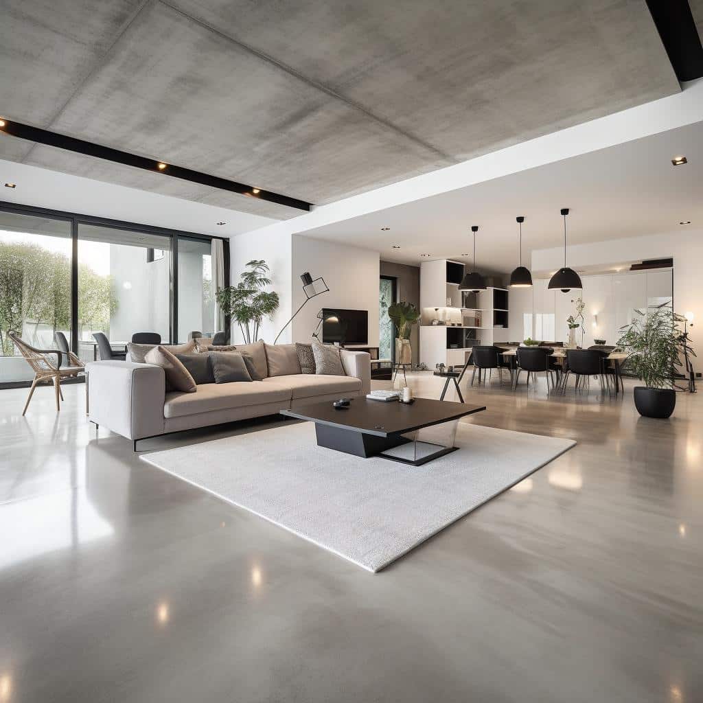 Piso Cimento Queimado: 5 Ideias para um Look Industrial 1 piso cimento queimado