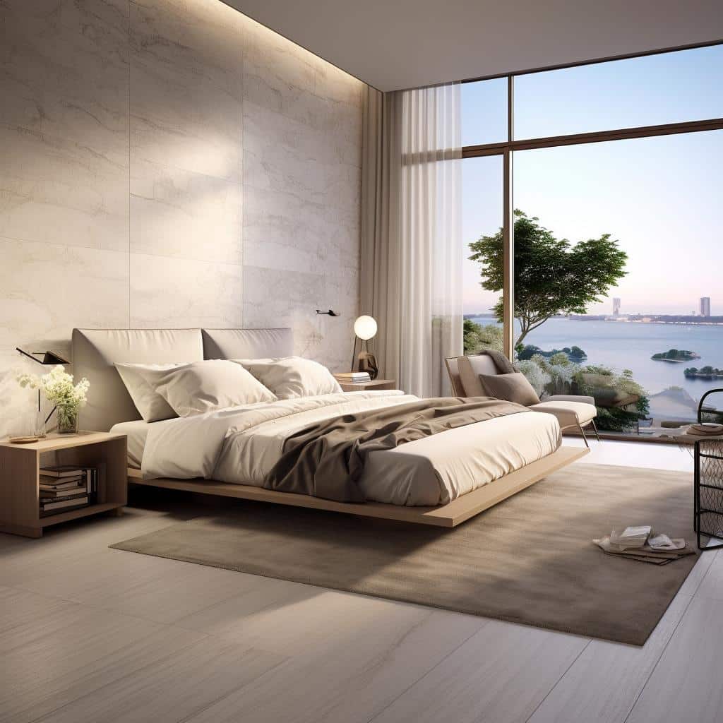 Porcelanato para Quarto: 5 Modelos que Unem Elegância e Conforto. 2 porcelanato para quarto