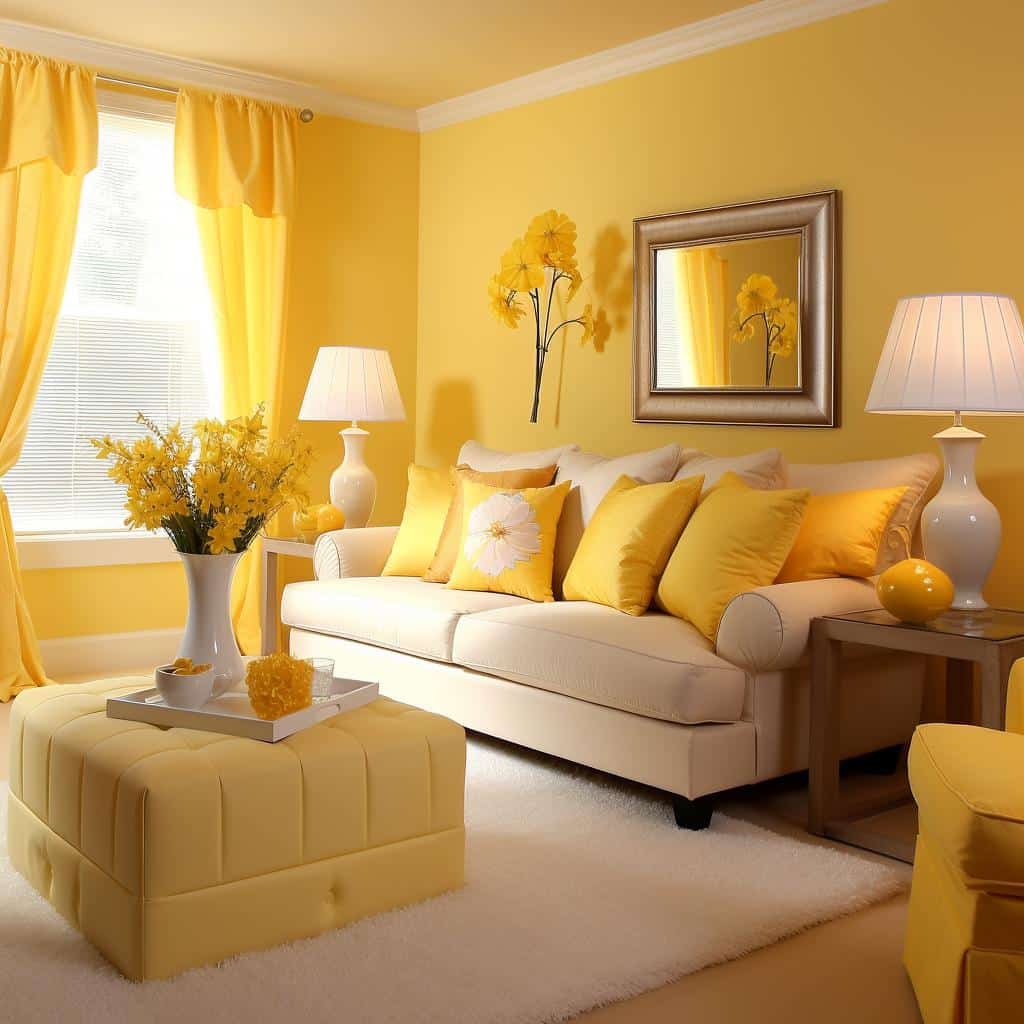 Quarto Amarelo: 5 Sugestões Para Iluminar e Revigorar Seu Espaço. 1 quarto amarelo