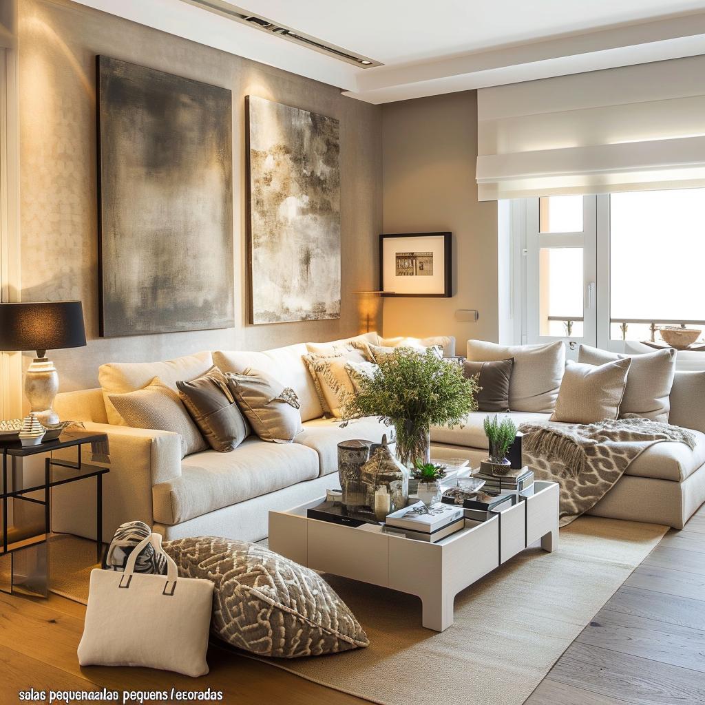 Salas Pequenas Decoradas: 5 Dicas Para Otimizar Espaço Com Estilo. 4 salas pequenas decoradas