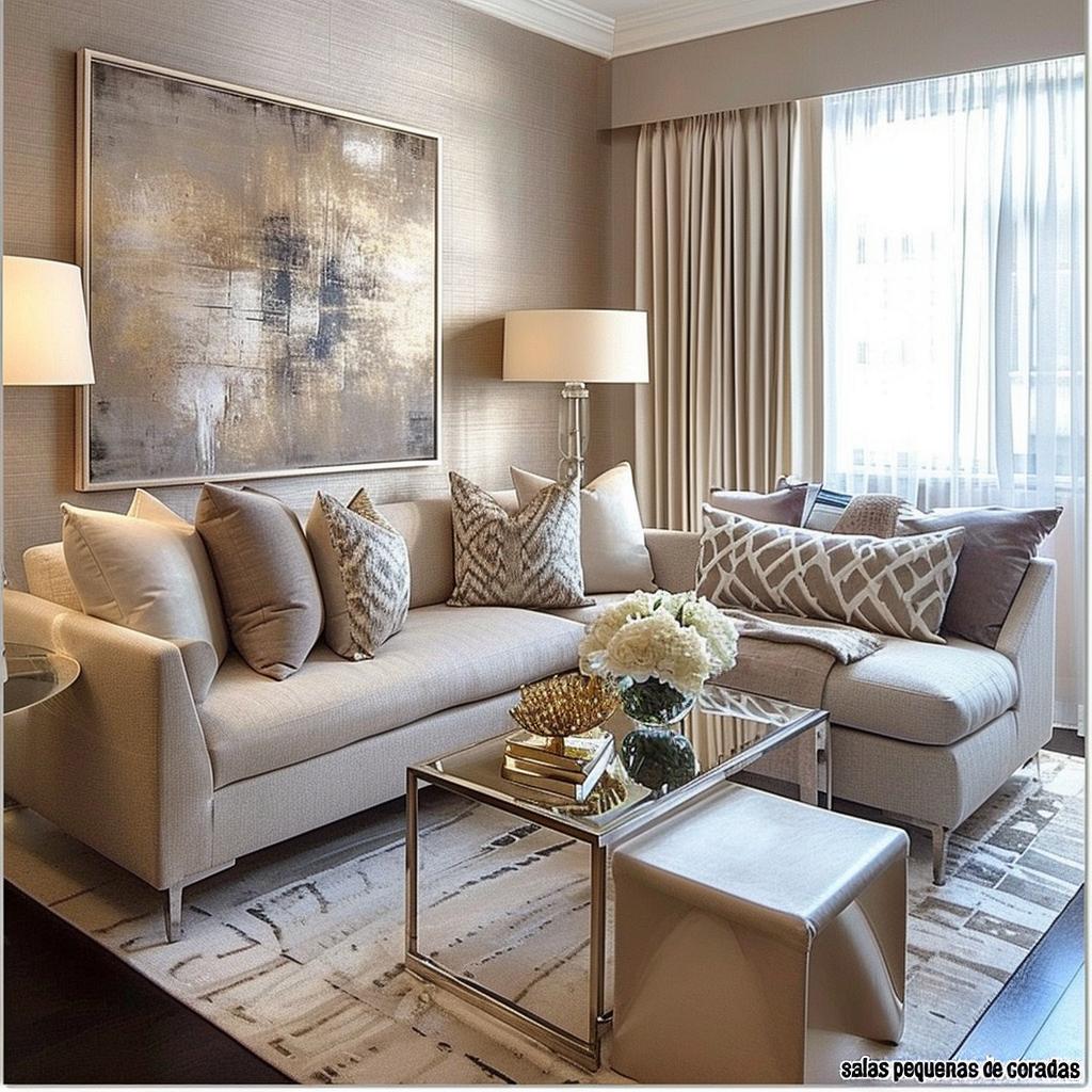 Salas Pequenas Decoradas: 5 Dicas Para Otimizar Espaço Com Estilo. 1 salas pequenas decoradas
