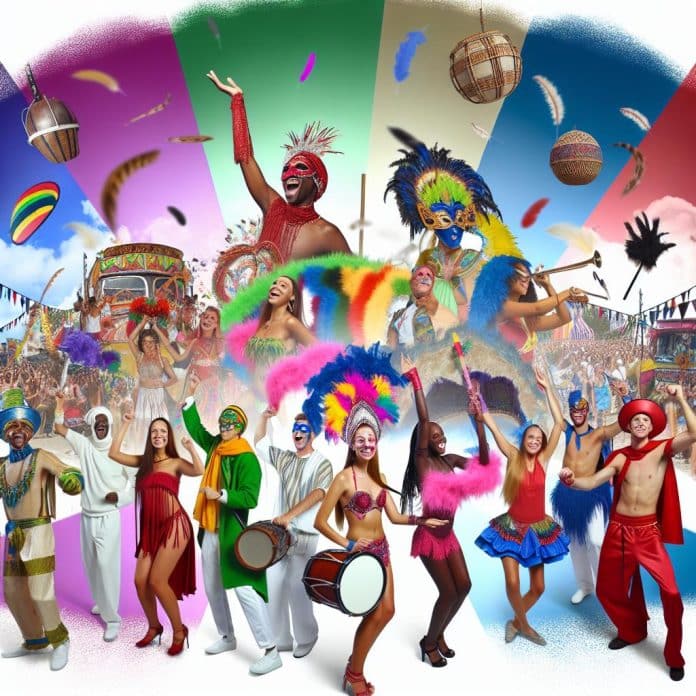 Cores do Carnaval: Transformando Ambientes com Alegria e Criatividade