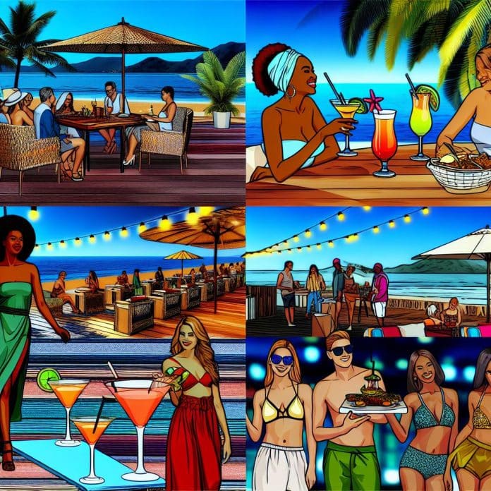 Design de bares e restaurantes de verão