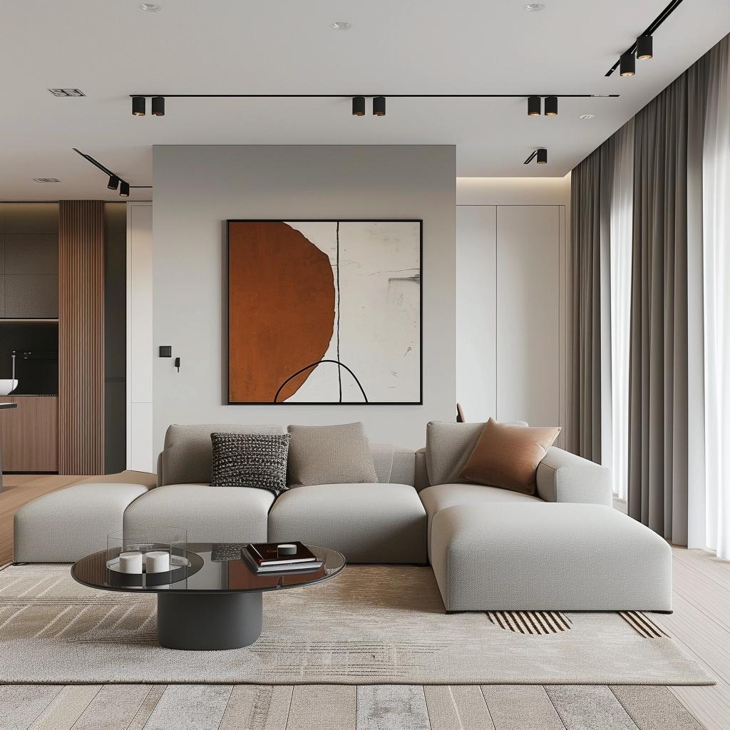 Apartamento em Tons Neutros: 5 Ideias de Elegância e Versatilidade. 1 apartamento tons neutros