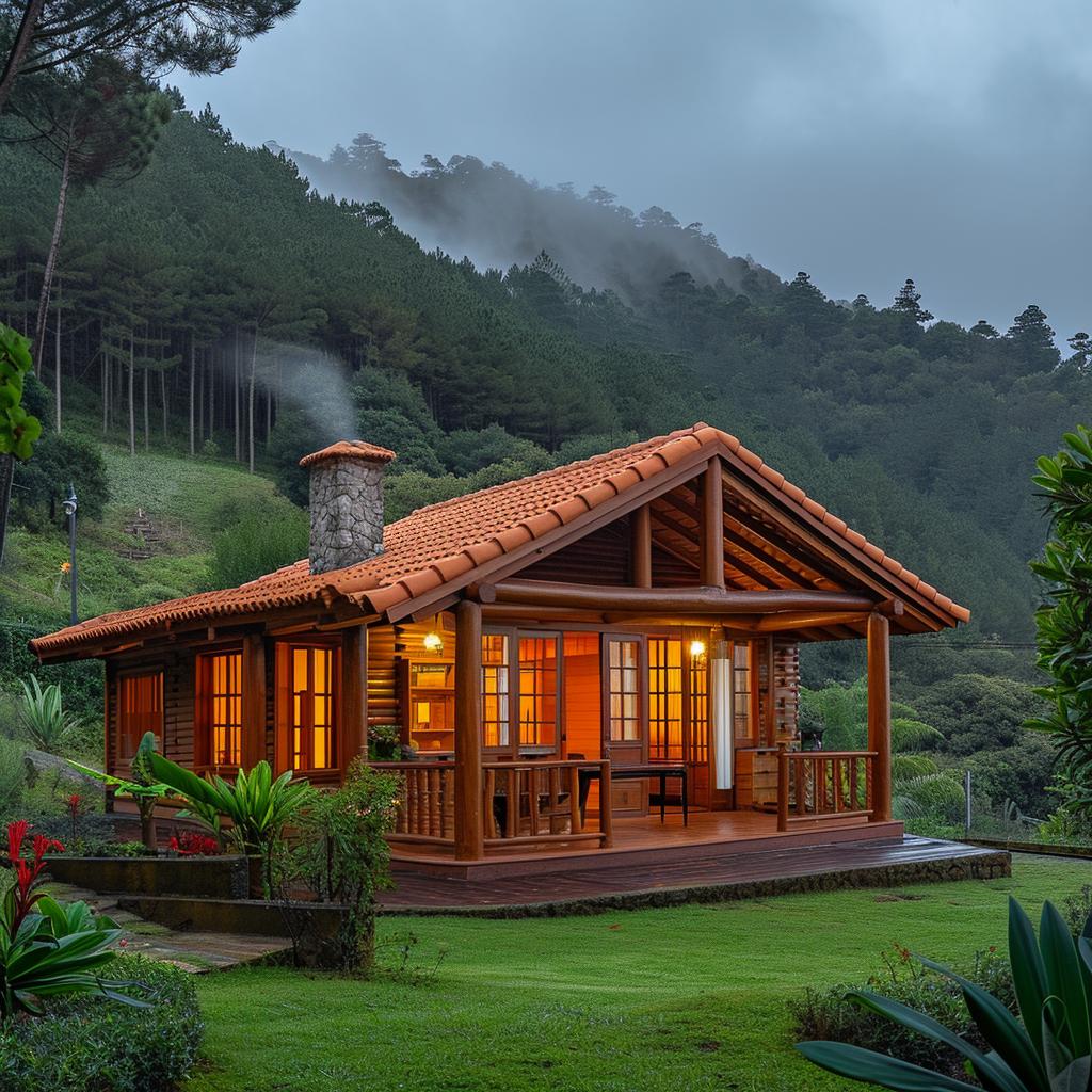 Chalé de Madeira: 5 Sugestões para Viver o Aconchego da Montanha 26 chalé de madeira