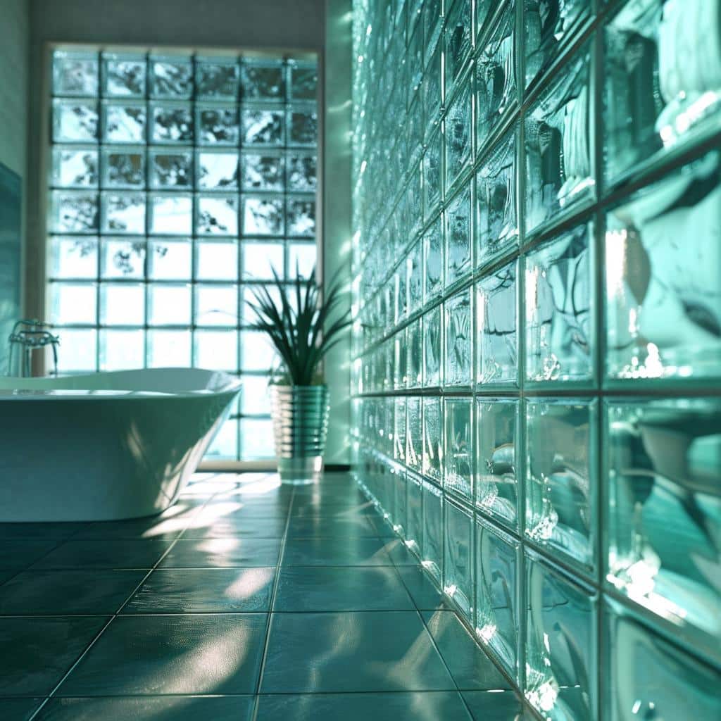 Pessoa brilhante transforma bloco de vidro no banheiro em poucos minutos. Você duvidará dessa técnica inovadora!
