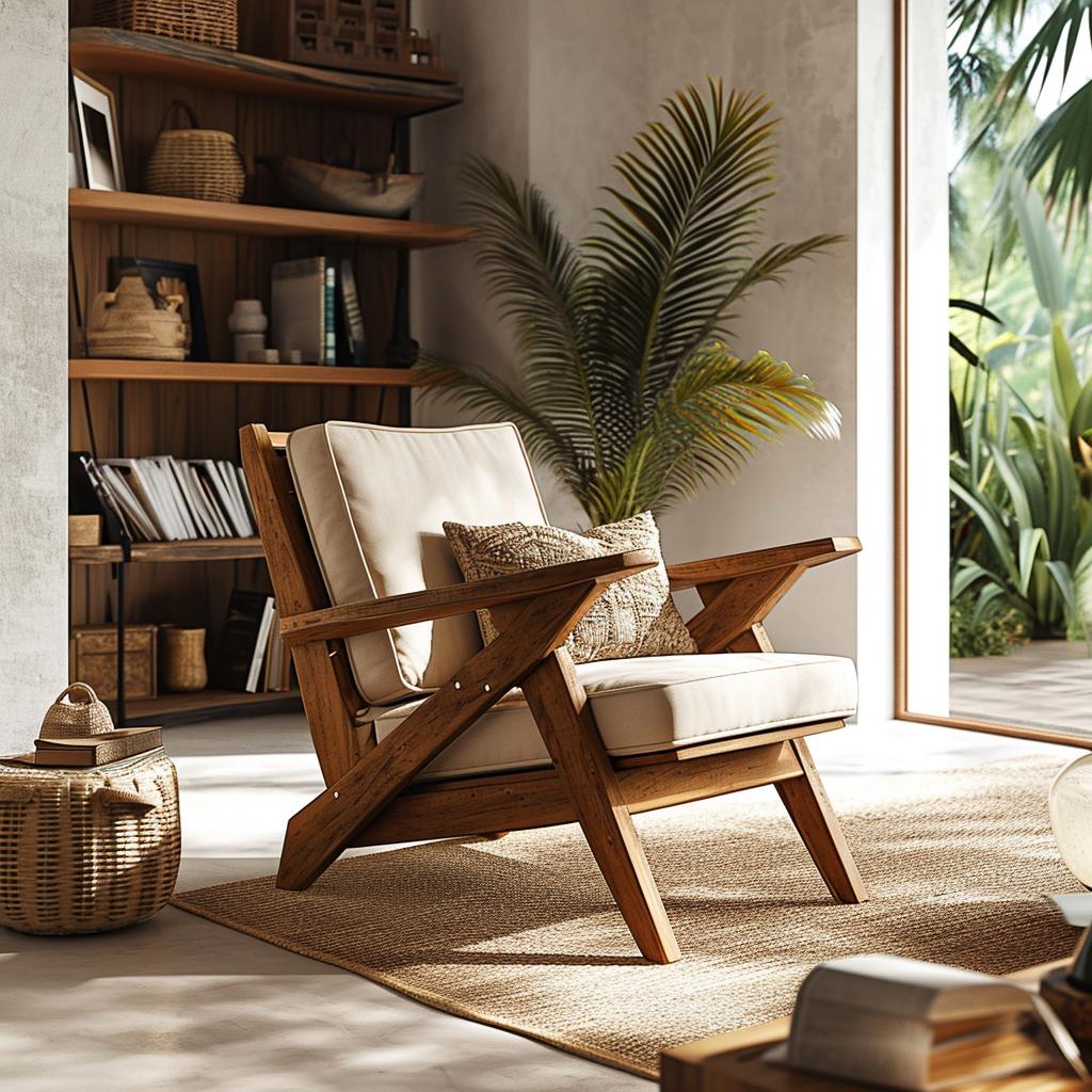 Poltrona De Madeira: 5 Sugestões Para Conforto E Estilo. 2 poltrona de madeira