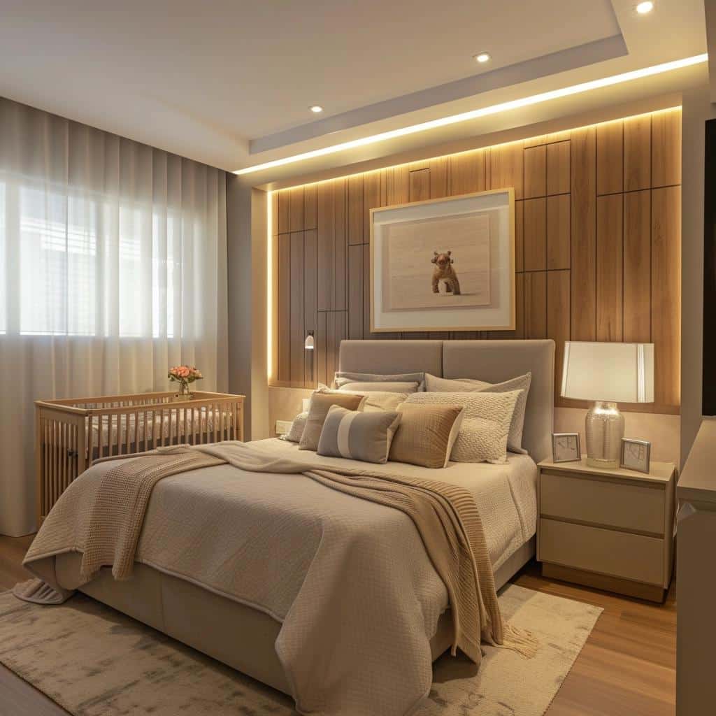 Quarto de Casal Com Berço: 5 Dicas Para Integrar e Decorar 21 quarto de casal com berço