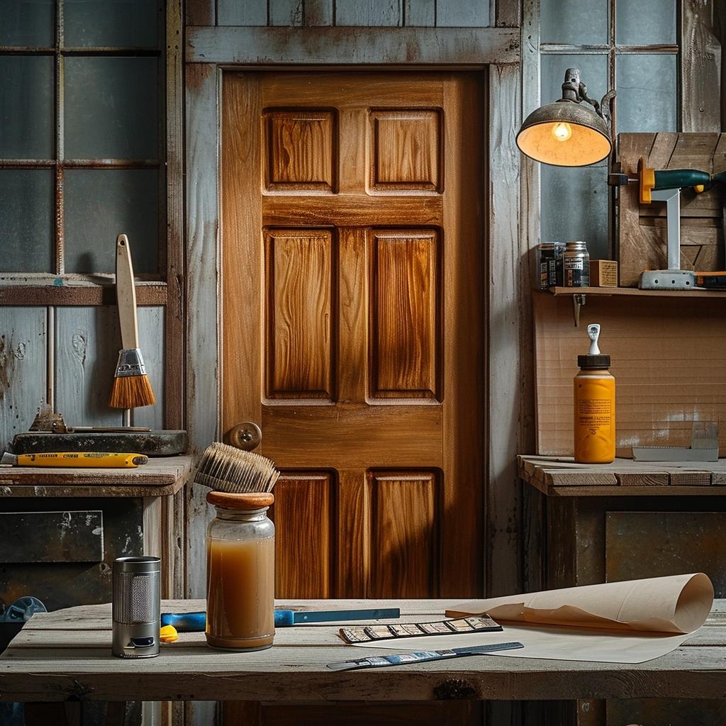 Transforme seu trabalho de passar verniz em portas de madeira com técnica inovadora.