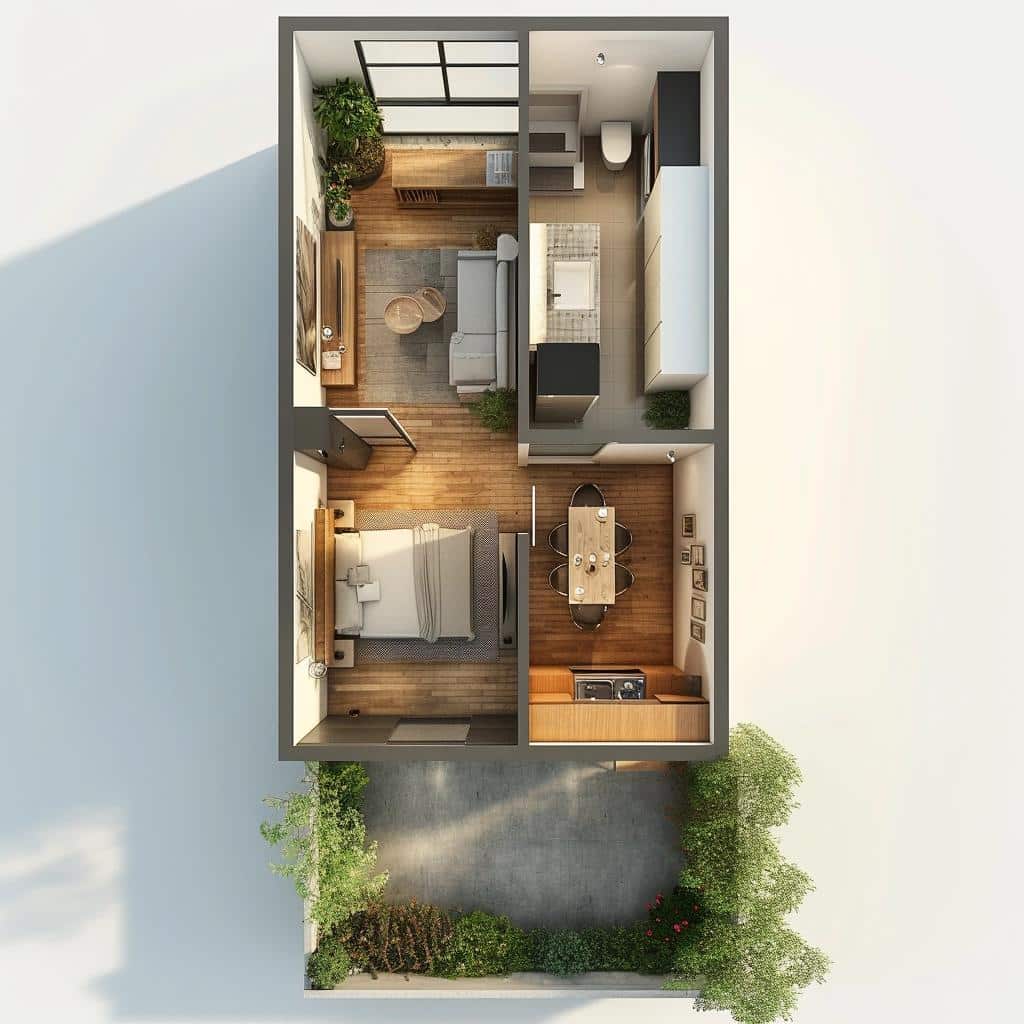 Transformando uma casa térrea pequena e estreita com garagem em um lar espaçoso. Descubra como. 2 Transformando uma casa térrea pequena e estreita com garagem em um lar espaçoso. Descubra como.