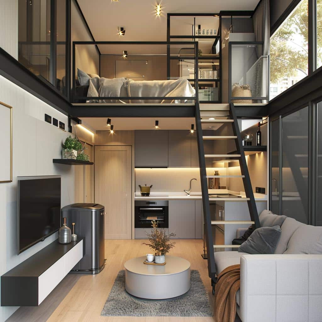 Transforme seu espaço compacto em um imóvel valorizado e rentável, com uma kitnet estilo loft!