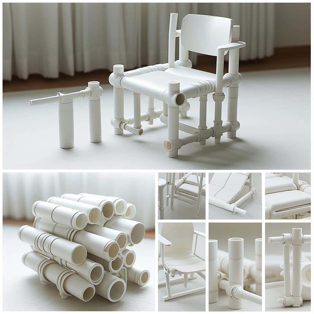 Transforme seu espaço com Mesa e Cadeira de PVC. Técnica criativa para se inspirar.
