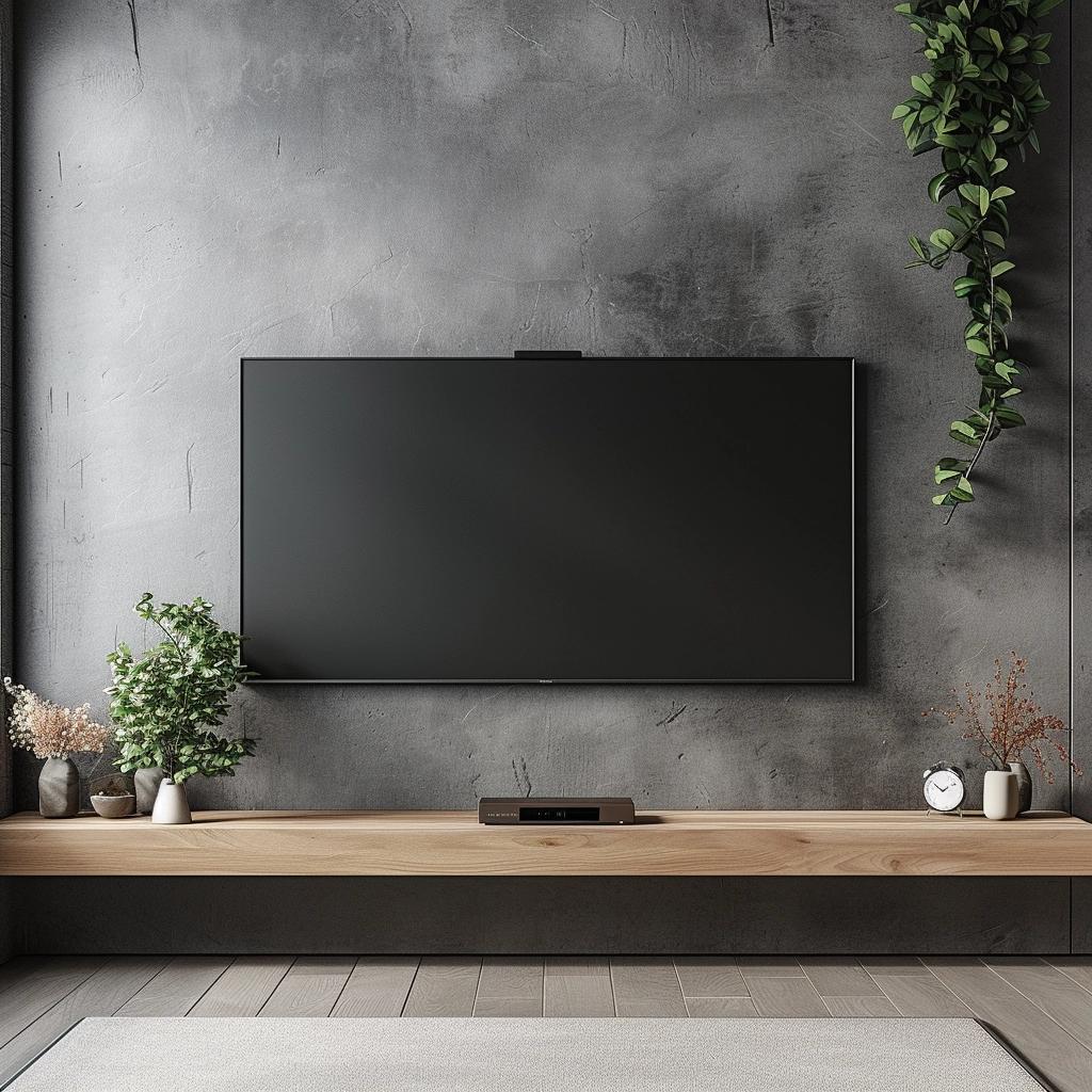 TV na Parede: 5 Sugestões para Integrar Tecnologia e Decoração 22 tv na parede