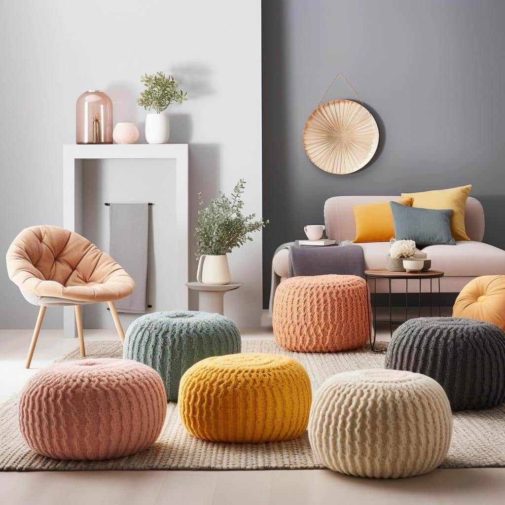 Pufes Decorativos: 4 Maneiras de Usar em Qualquer Cômodo da Casa 20 Pufes Decorativos: 4 Maneiras de Usar em Qualquer Cômodo da Casa