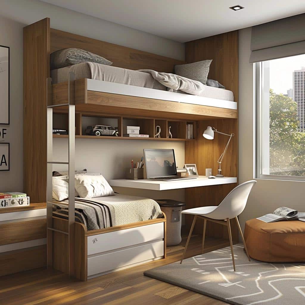 Bancada para Quarto: 5 Modelos para Organização e Design. 22 bancada para quarto