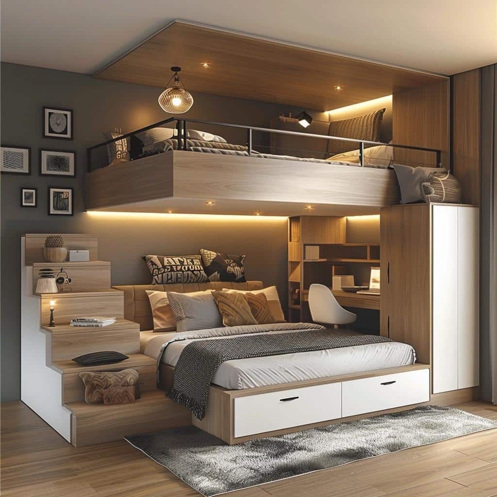 Bancada para Quarto: 5 Modelos para Organização e Design. 23 bancada para quarto