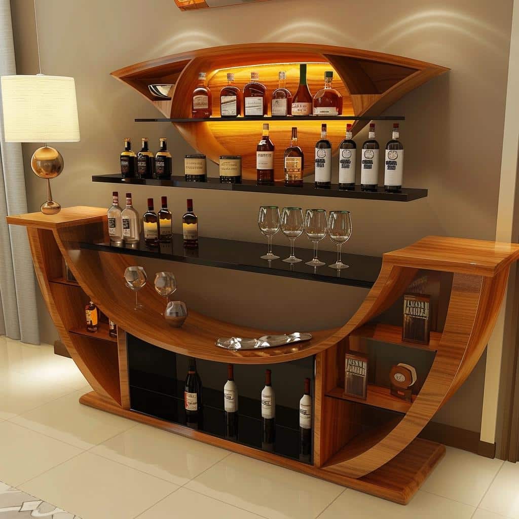 Barzinho Para Sala: 5 Ideias Para Um Espaço De Descontração E Estilo. 14 barzinho para sala