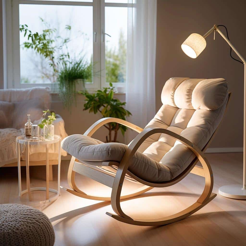 Relaxamento em Movimento: Cadeiras de Balanço que Combinam Conforto e Design 18 cadeira de balanço