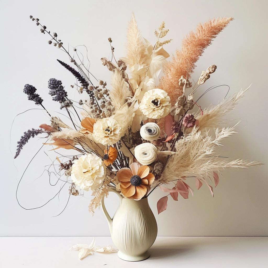 5 Objetos de Decoração que Começam com a Letra "A" e São Indispensáveis em Sua Casa 5 como fazer arranjos com flores secas