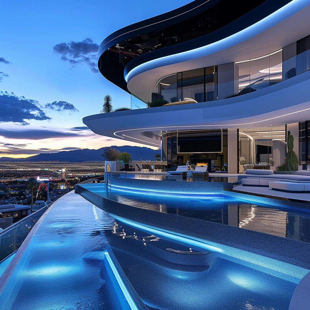 Explore uma Mega Mansão de Las Vegas de $25 milhões e descubra técnicas inovadoras de design. 2 Explore uma Mega Mansão de Las Vegas de $25 milhões e descubra técnicas inovadoras de design.