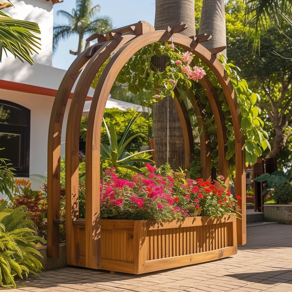 Floreira De Madeira: 5 Dicas Para Adicionar Verde À Sua Decoração. 19 floreira de madeira