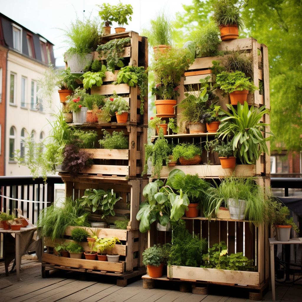 Horta Suspensa com Pallet: Passo a Passo Criativo e Sustentável 3 horta suspensa com pallet
