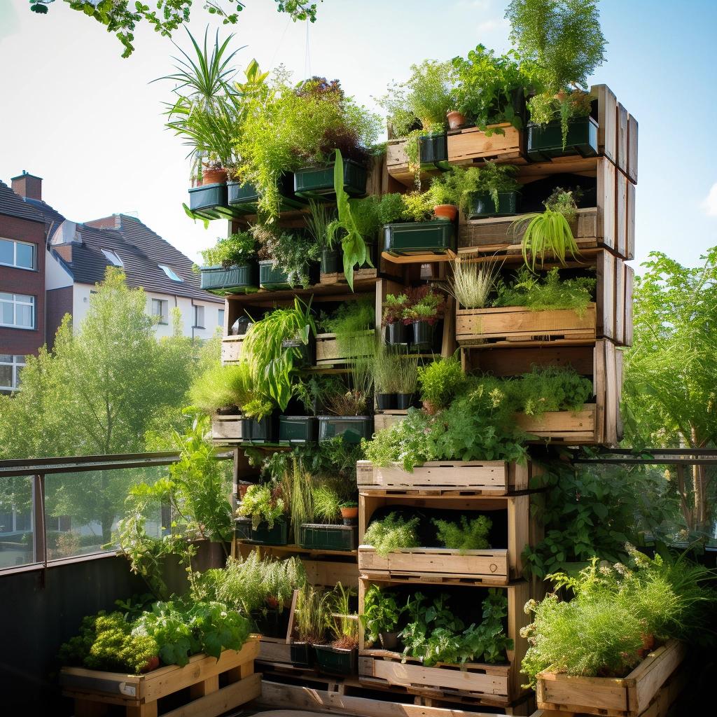 Horta Suspensa com Pallet: Passo a Passo Criativo e Sustentável 2 horta suspensa com pallet