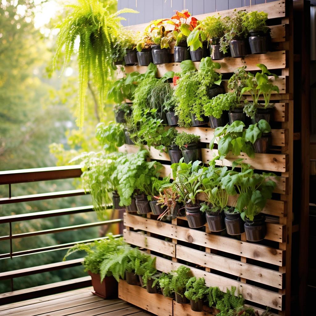 Horta Suspensa com Pallet: Passo a Passo Criativo e Sustentável 1 horta suspensa com pallet