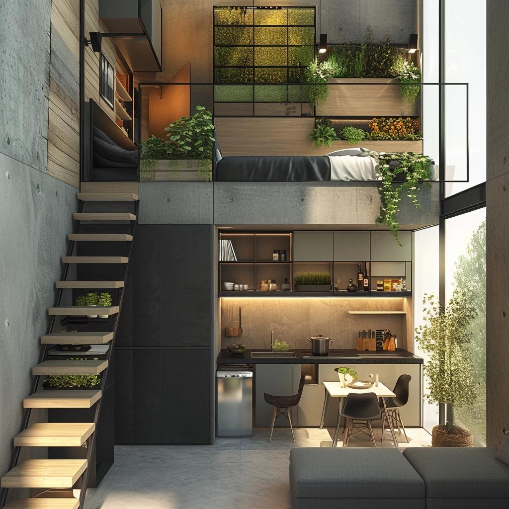 Descubra como um miniapartamento de 32m² em Buenos Aires virou obra de arte arquitetônica. 2 Descubra como um miniapartamento de 32m² em Buenos Aires virou obra de arte arquitetônica.