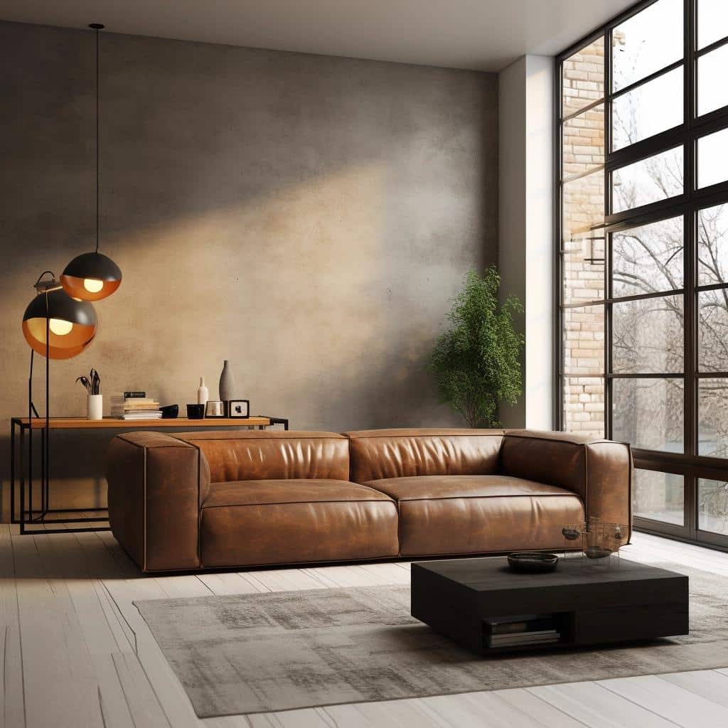 Sofá de Alvenaria: 5 Ideias Para Incorporar Durabilidade e Estilo na Sala. 1 sofá de alvenaria
