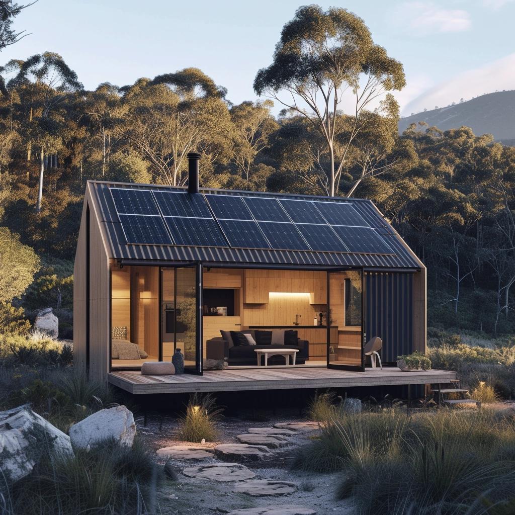 Transformando pequenos espaços: Cabana off-grid de 28m² na Tasmânia é pura inspiração.