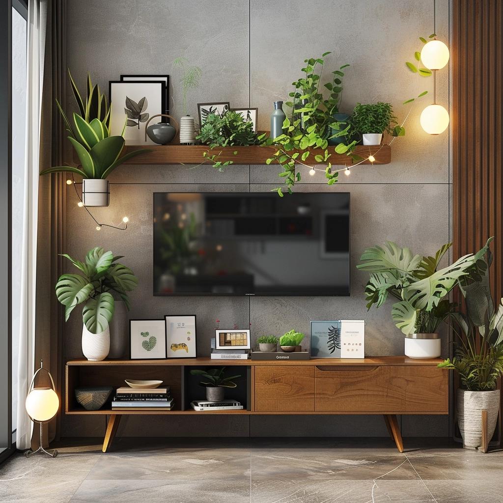Transforme seu rack da sala com estas técnicas criativas de decoração. 2 Transforme seu rack da sala com estas técnicas criativas de decoração.