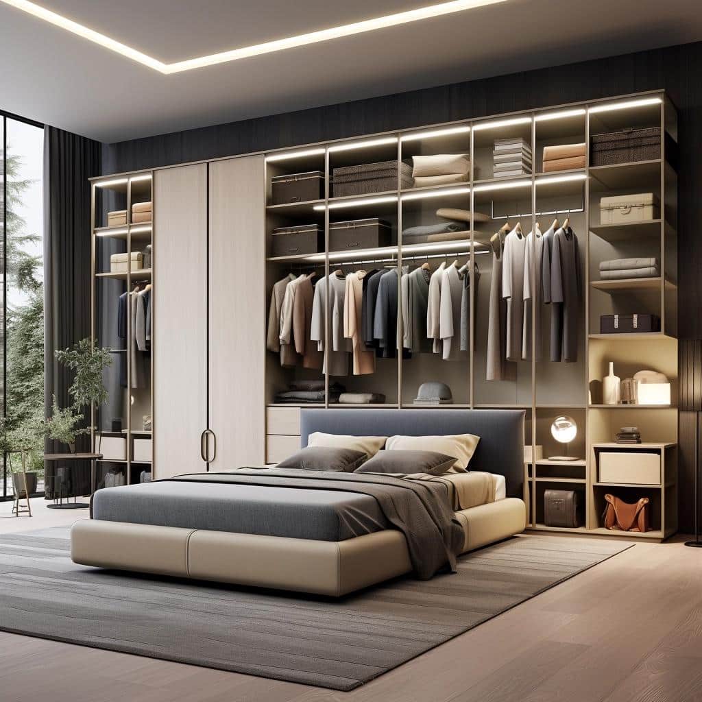 Como o armario de quarto modulado pode unir beleza e economia de espaço 22 Como o armario de quarto modulado pode unir beleza e economia de espaço