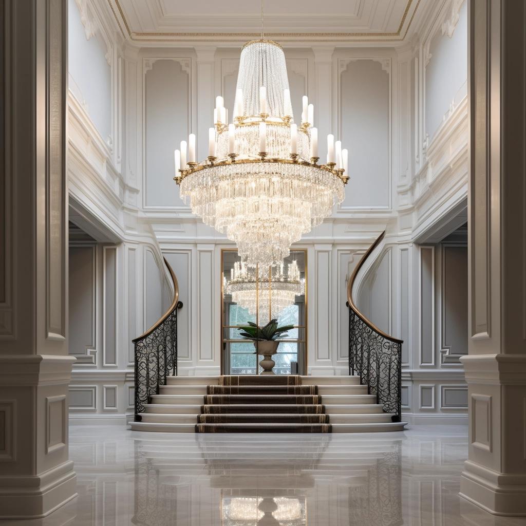 Iluminando com Elegância Escolha o Lustre Perfeito para seu Hall de Entrada 34 Iluminando com Elegância Escolha o Lustre Perfeito para seu Hall de Entrada