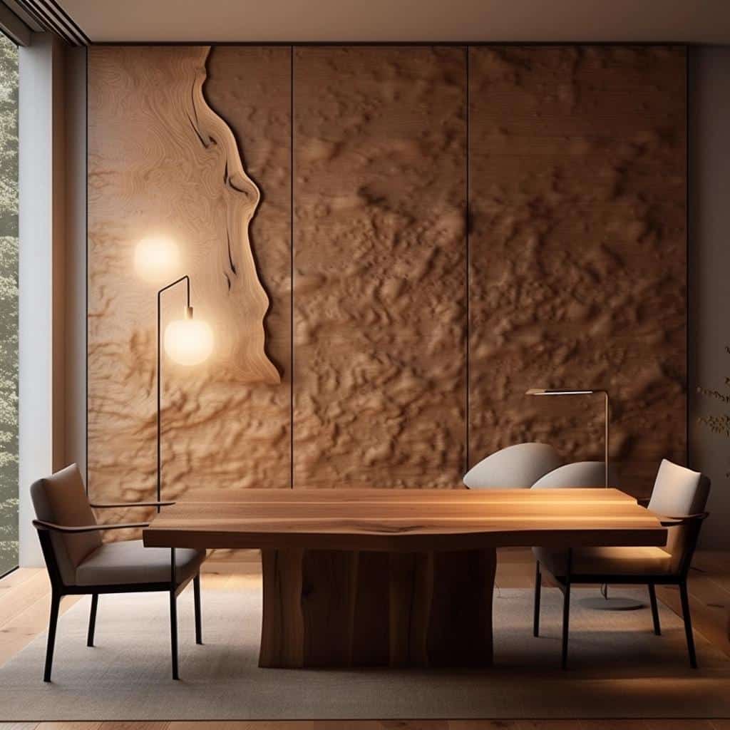 Ilumine seu Ambiente com um Painel de Madeira e Luzes 33 Ilumine seu Ambiente com um Painel de Madeira e Luzes