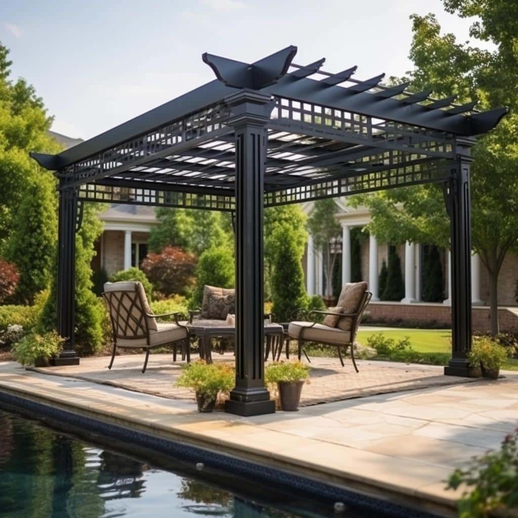 Pergolado de Ferro: Durabilidade e Estilo para Seu Espaço Externo 1 Pergolado de Ferro: Durabilidade e Estilo para Seu Espaço Externo